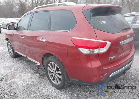 2014 Nissan Pathfinder Sl z USA, uszkodzony, nr VIN 5N1AR2MN9EC665461